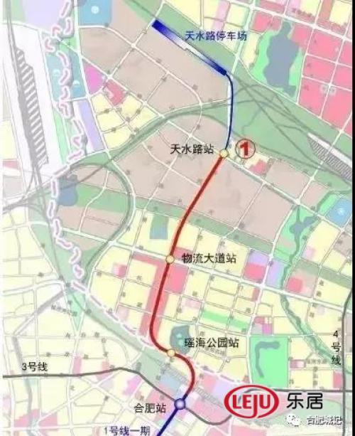 具体消息指出,合肥地铁一号线天水路站建设将于7月13日正式开工!