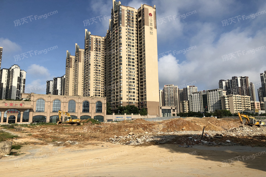 湛江公园一号三期工程进度跟踪:命名为云鼎 正在进行地下工程建设