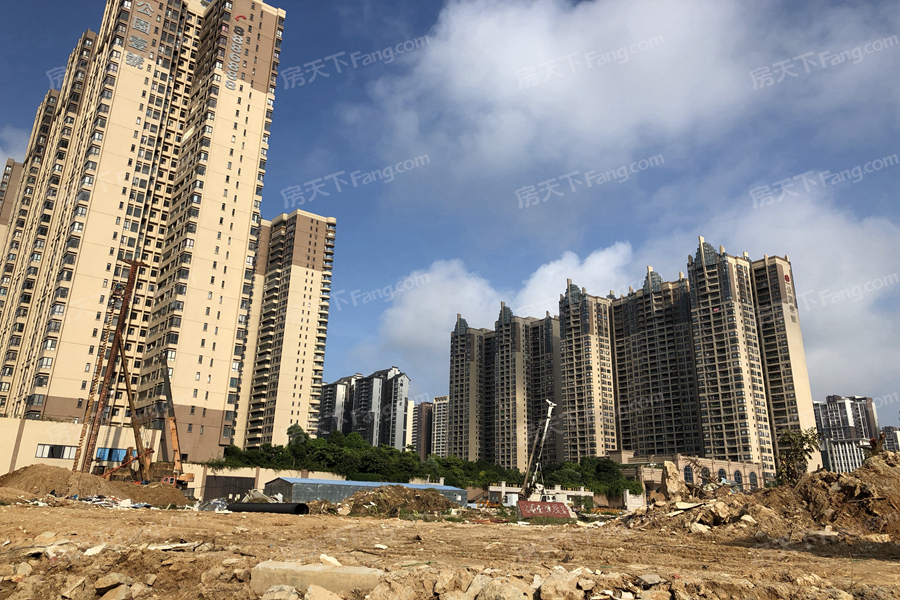 湛江公园一号三期工程进度跟踪:命名为云鼎 正在进行地下工程建设