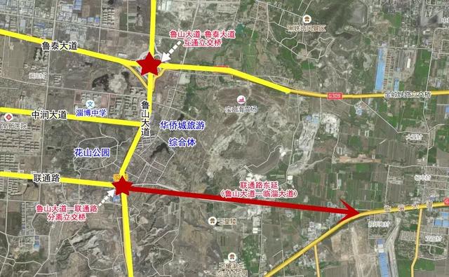 东城利好不断,联通路东延路段通车,这条路建3座立交桥