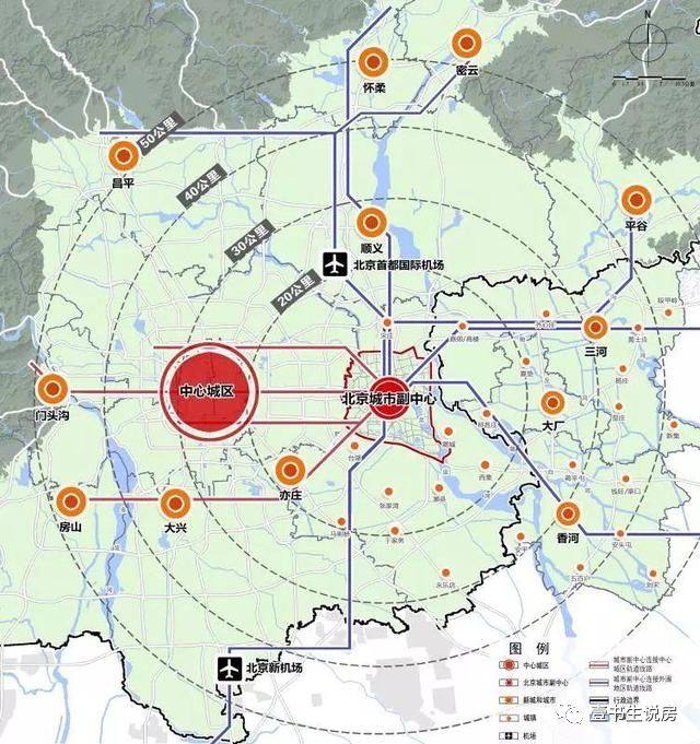 北京都市圈到底包括哪些地方?两张图辨别真伪环京!