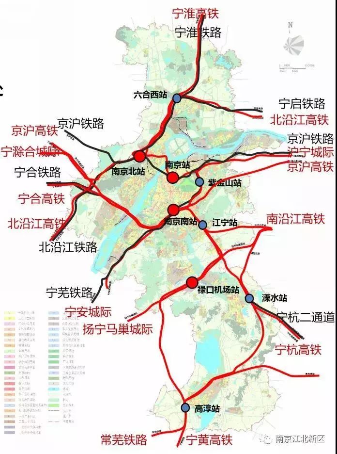 是国家级新区江北新区最重要的铁路枢纽,是南京铁路枢纽的重要主客站