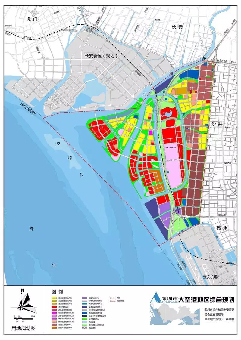 北部,位于松福大道以西,福洲大道以北,茅洲河以南,规划面积45平方公里