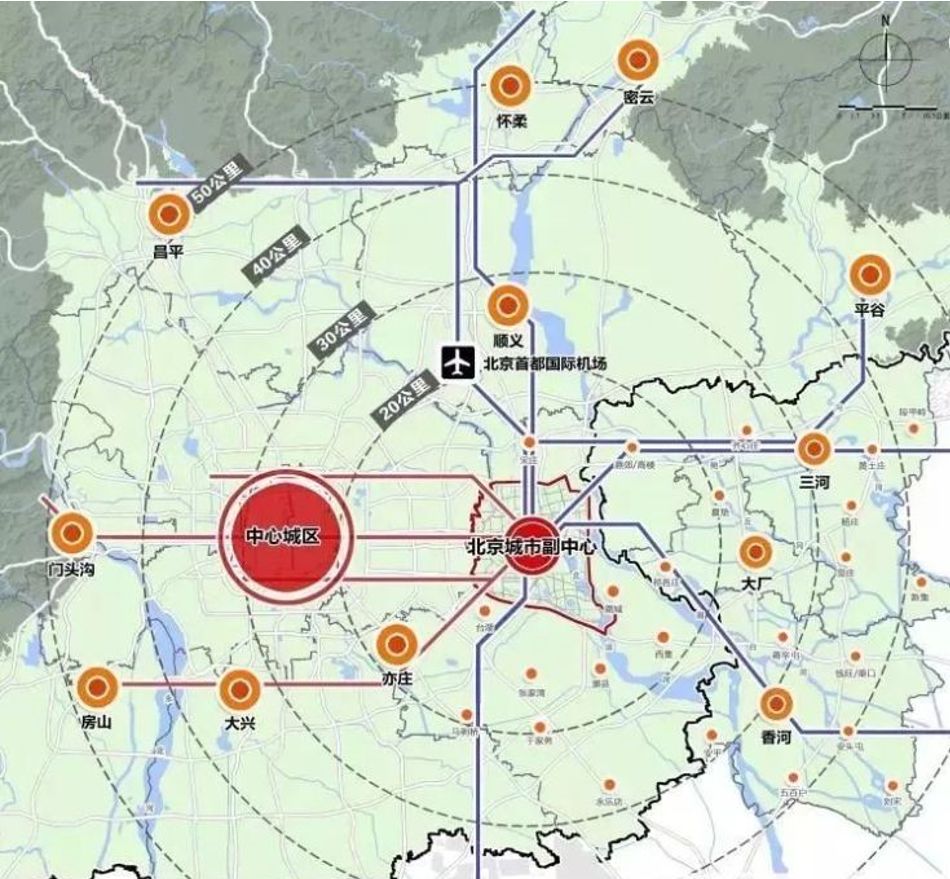 北京规划2030北三县图片